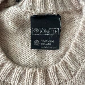 Shetland 100% Wool Sweater